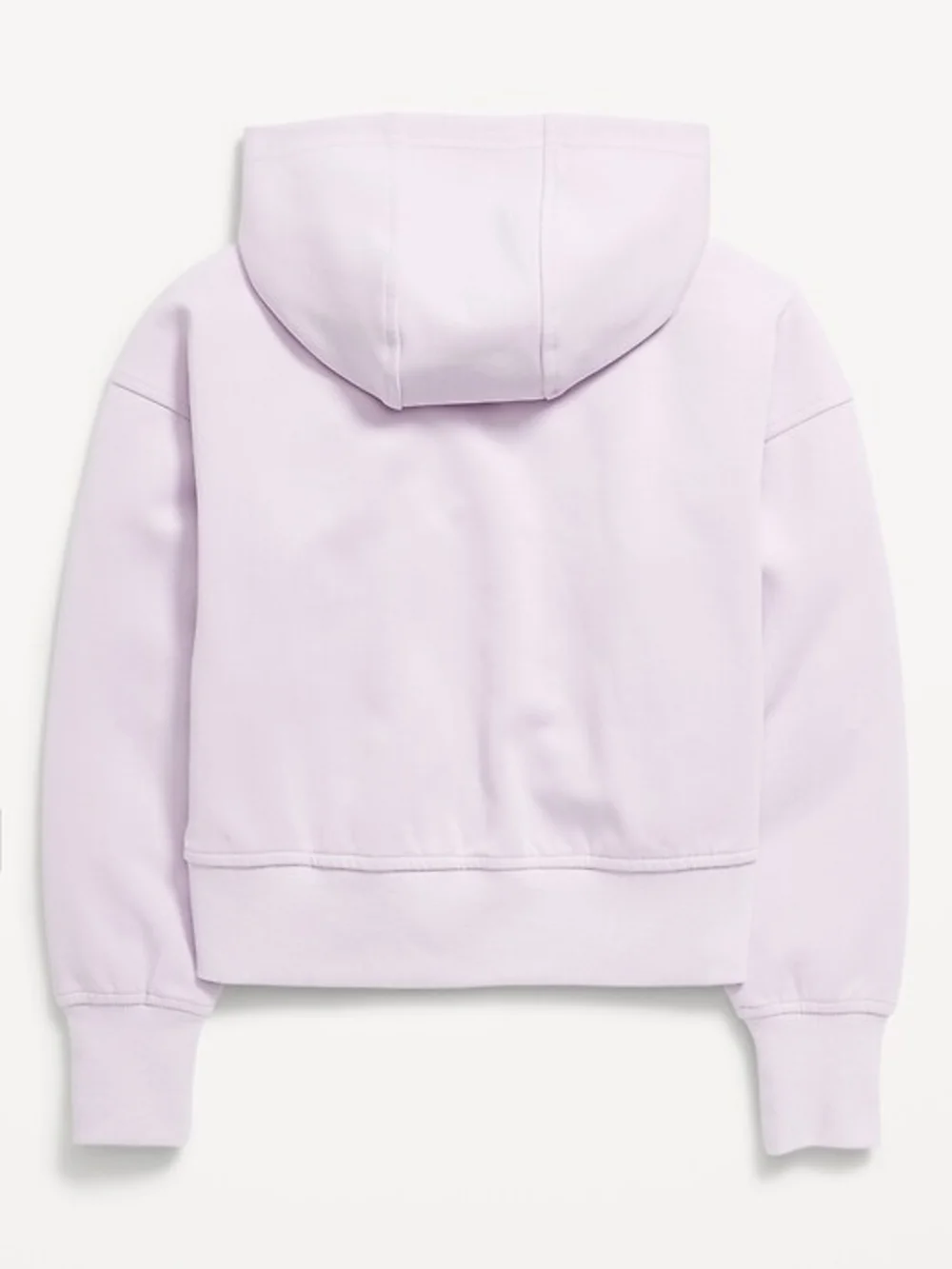 Old Navy Dynamic Fleece Zip-Front Performance Lavender Hoodie Girls Size L 10/12